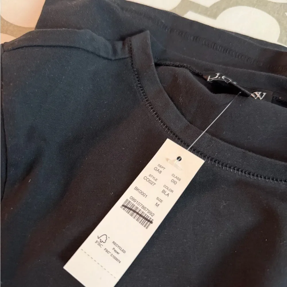 J.Crew Stretch cotton-blend short-sleeve T-shirt NWT Size M
